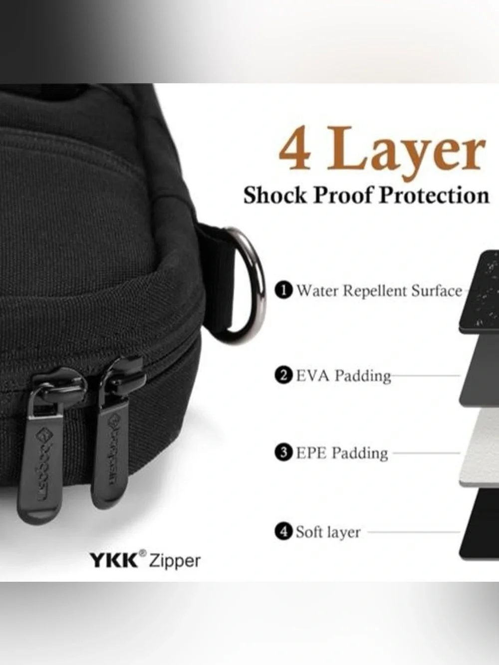 Black Men's Laptop Messenger Bag